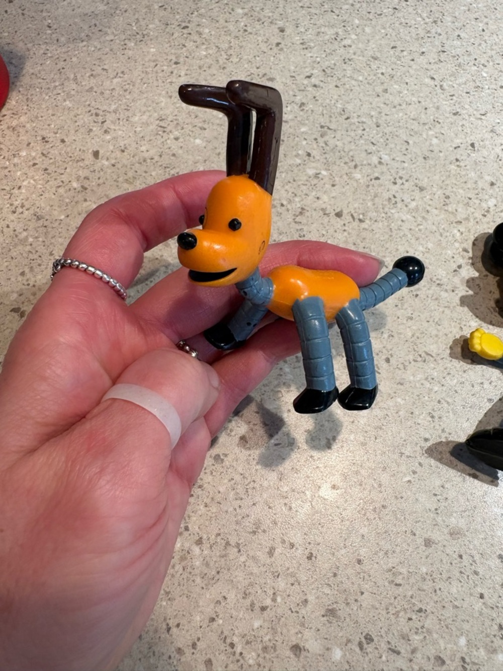 Vintage Disney's ROLIE POLIE OLIE "PAPPY" Bendy Figure 4" Nelvana in Trust - Picture 2 of 5